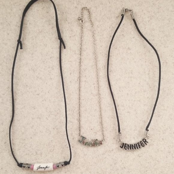 Set of 3: "Jennifer" Necklaces; 2 are Disney - Picture 1 of 4